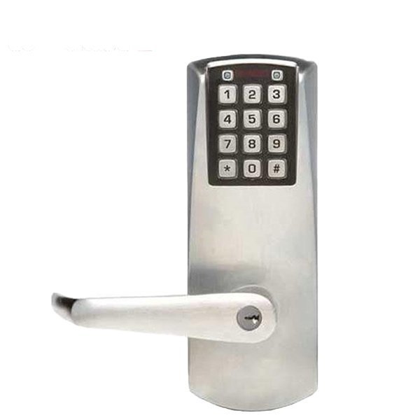 Kaba PowerPlex P201U - Electronic Self Powered Pushbutton Exit Trim Lever - Schlage  'C'  - 626 - S KABA-P201UXSLL62641